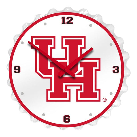 Houston Cougars: Bottle Cap Wall Clock - The Fan-Brand