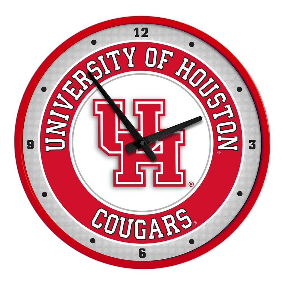 Houston Cougars: Modern Disc Wall Clock - The Fan-Brand