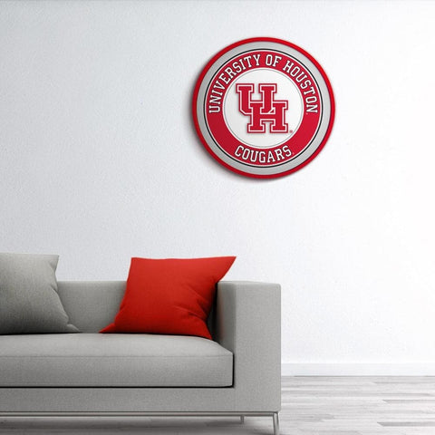 Houston Cougars: Modern Disc Wall Sign - The Fan-Brand