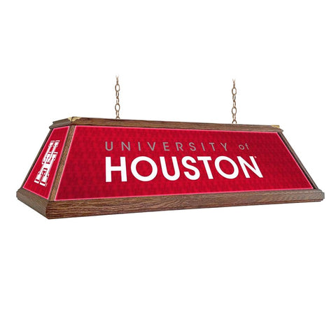 Houston Cougars: Premium Wood Pool Table Light - The Fan-Brand