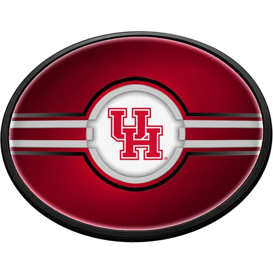 Houston Cougars: Slimline Lighted Wall Sign - The Fan-Brand