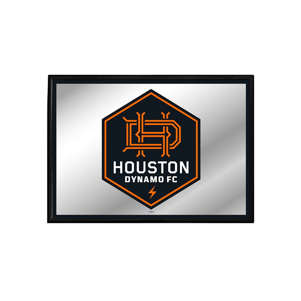 Houston Dynamo: Framed Mirrored Wall Sign - The Fan-Brand
