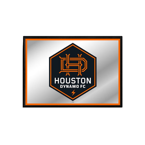 Houston Dynamo: Framed Mirrored Wall Sign - The Fan-Brand