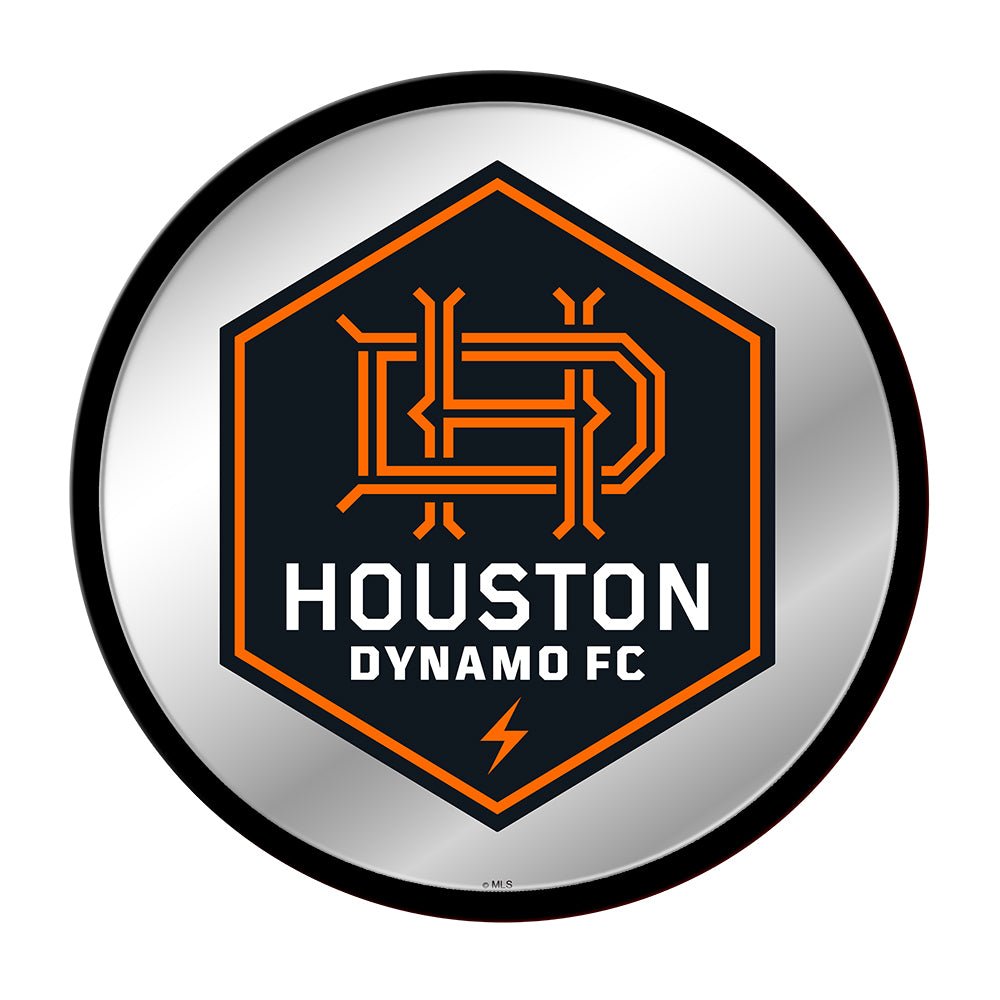 Houston Dynamo: Modern Disc Mirrored Wall Sign - The Fan-Brand