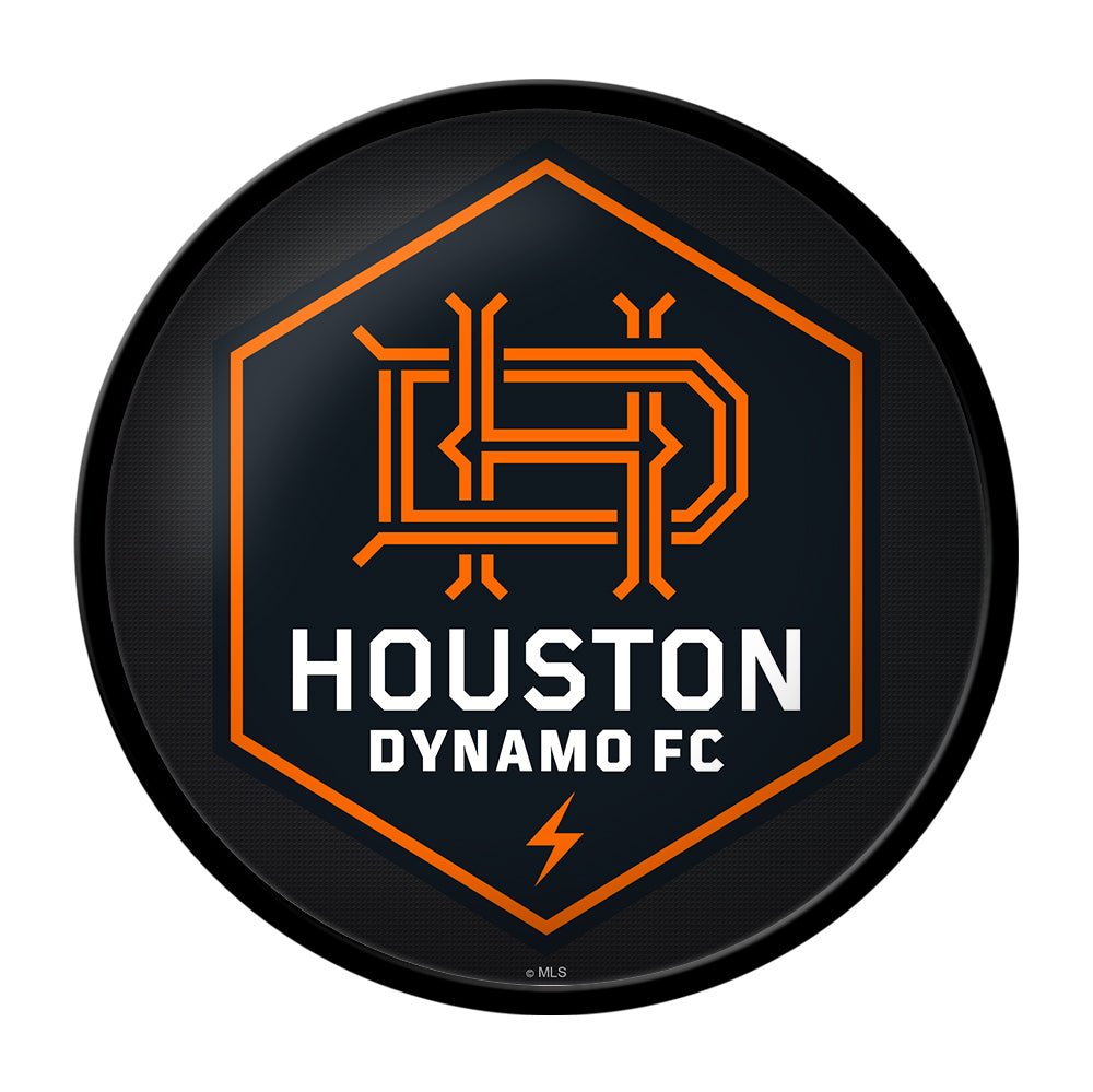 Houston Dynamo: Modern Disc Wall Sign - The Fan-Brand