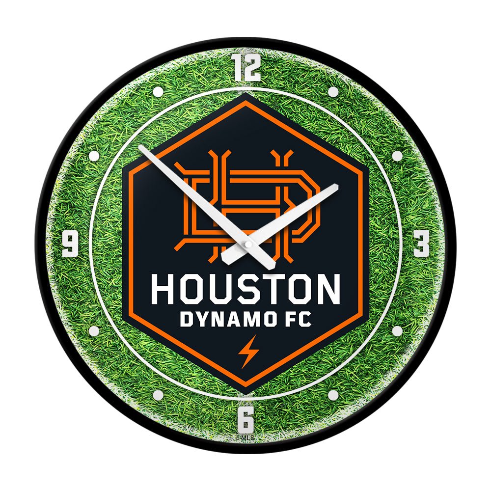 Houston Dynamo: Pitch - Modern Disc Wall Clock - The Fan-Brand
