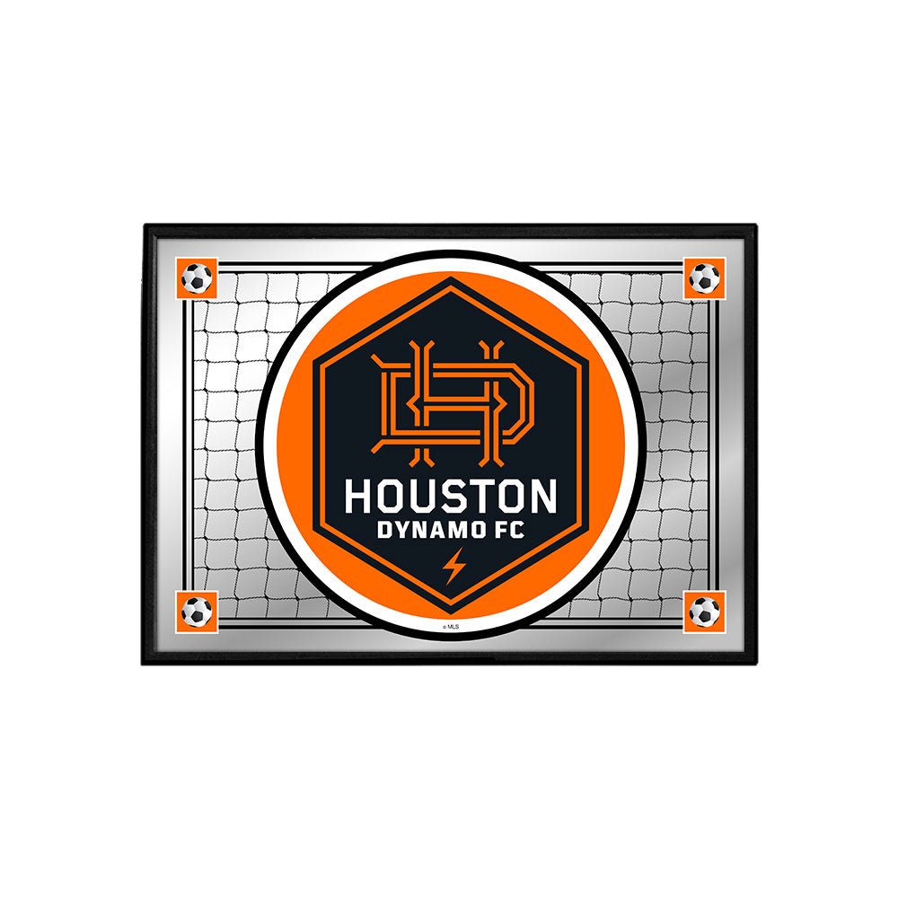 Houston Dynamo: Team Spirit - Framed Mirrored Wall Sign - The Fan-Brand
