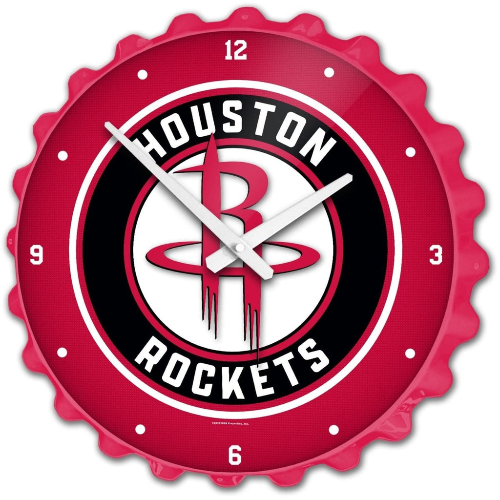 Houston Rockets: Bottle Cap Wall Clock - The Fan-Brand