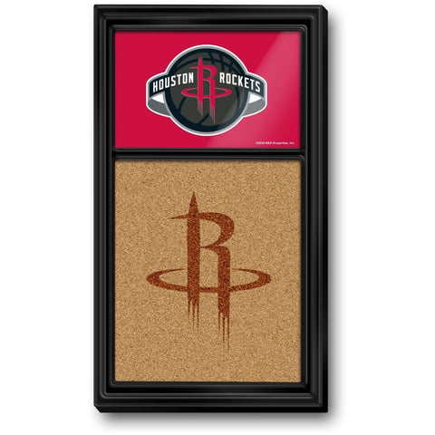 Houston Rockets: Dual Logo - Cork Note Board - The Fan-Brand