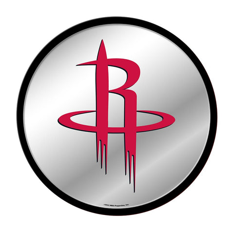 Houston Rockets: Modern Disc Mirrored Wall Sign - The Fan-Brand