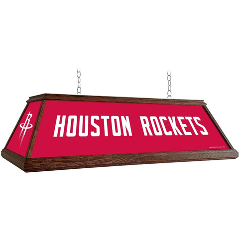 Houston Rockets: Premium Wood Pool Table Light - The Fan-Brand