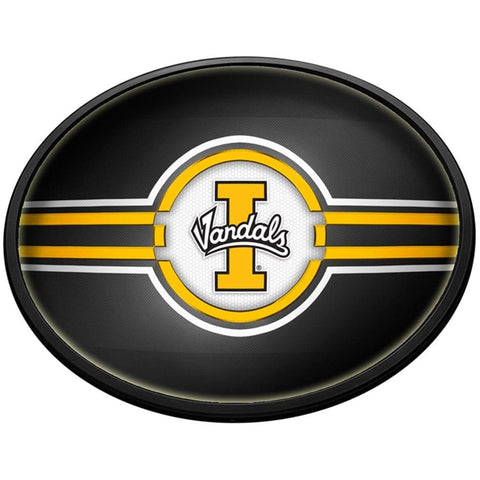 Idaho Vandals: Oval Slimline Lighted Wall Sign - The Fan-Brand
