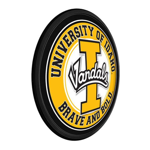 Idaho Vandals: Round Slimline Lighted Wall Sign - The Fan-Brand