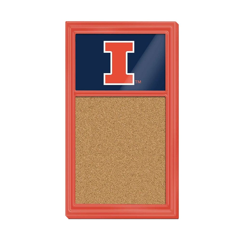 Illinois Fighting Illini: Cork Note Board - The Fan-Brand