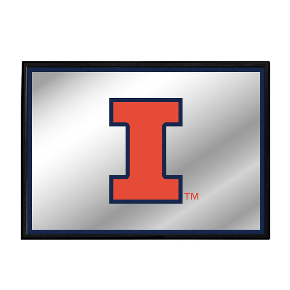 Illinois Fighting Illini: Framed Mirrored Wall Sign - The Fan-Brand