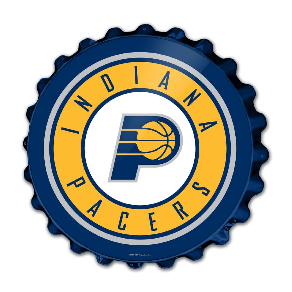 Indiana Pacers: Bottle Cap Wall Sign - The Fan-Brand