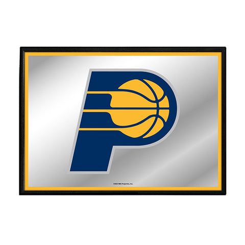 Indiana Pacers: Framed Mirrored Wall Sign - The Fan-Brand
