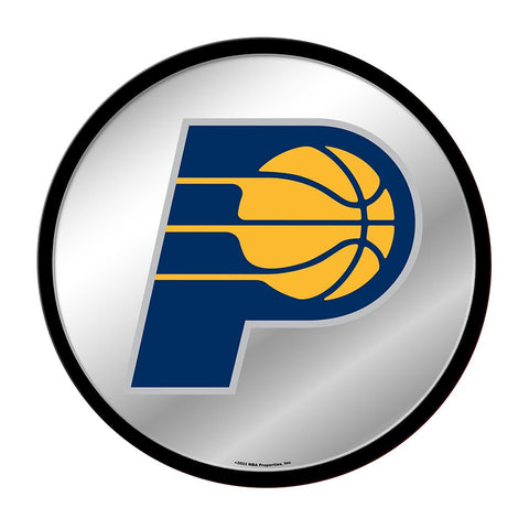 Indiana Pacers: Modern Disc Mirrored Wall Sign - The Fan-Brand