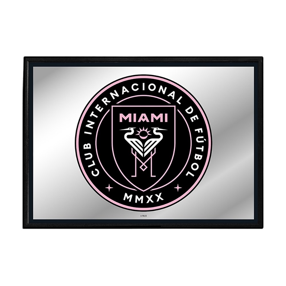 Inter Miami CF: Framed Mirrored Wall Sign - The Fan-Brand