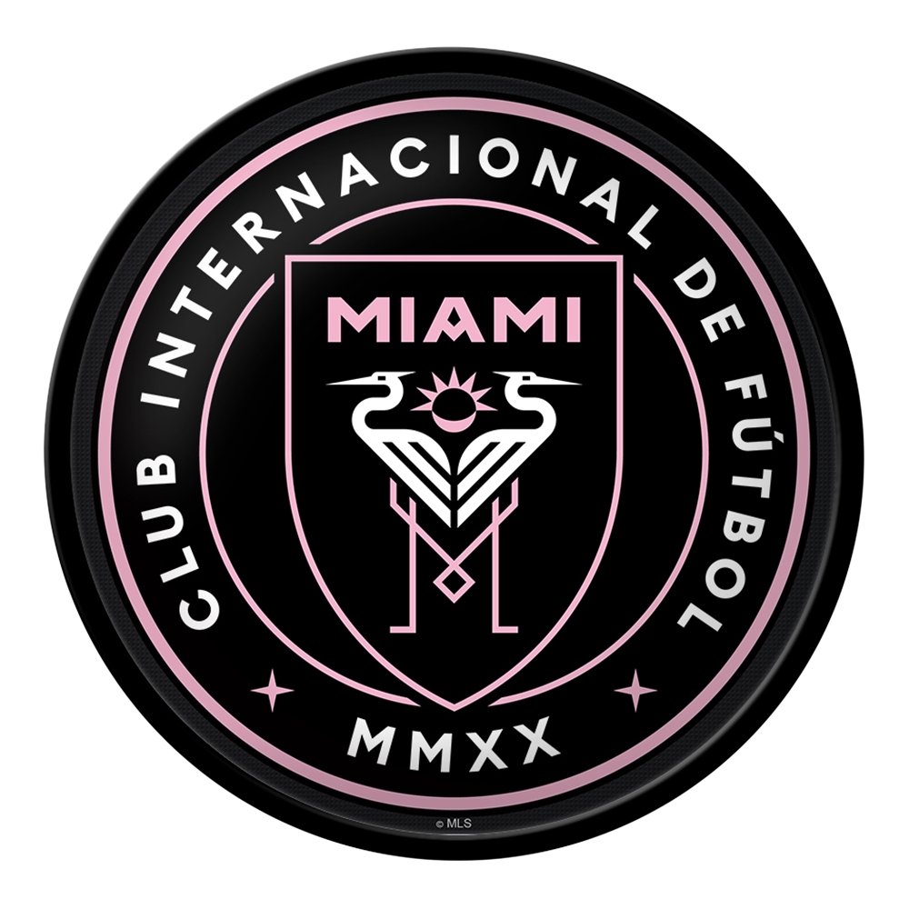 Inter Miami CF: Modern Disc Wall Sign - The Fan-Brand