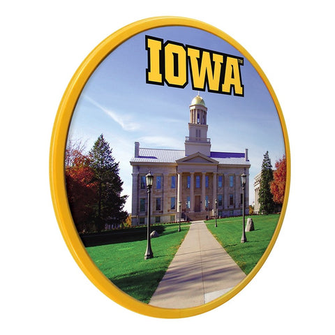 Iowa Hawkeyes: Capital - Round Modern Disc Wall Sign - The Fan-Brand