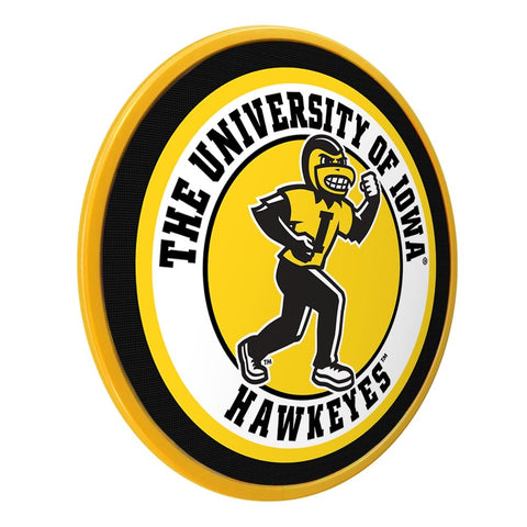 Iowa Hawkeyes: Herky - Round Modern Disc Wall Sign - The Fan-Brand