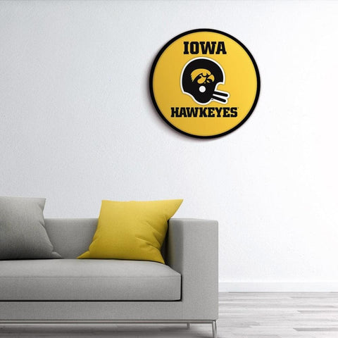 Iowa Hawkeyes: Vintage - Round Modern Disc Wall Sign - The Fan-Brand