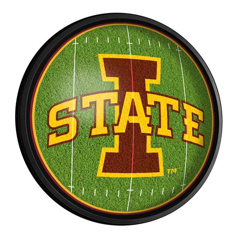 Iowa State Cyclones: On the 50 - Slimline Lighted Wall Sign - The Fan-Brand
