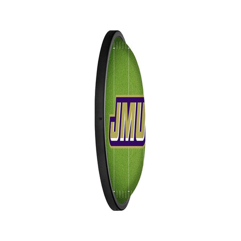 James Madison Dukes: Dukes: On the 50 - Oval Slimline Lighted Wall Sign - The Fan-Brand