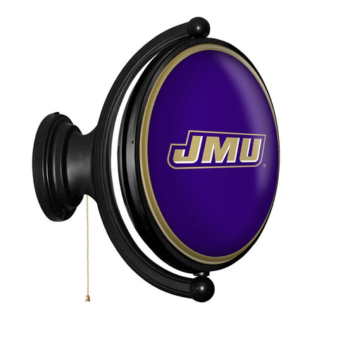 James Madison Dukes: Original Oval Rotating Lighted Wall Sign - The Fan-Brand