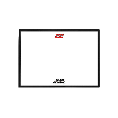 Joey Logano: Framed Dry Erase Wall Sign - The Fan-Brand