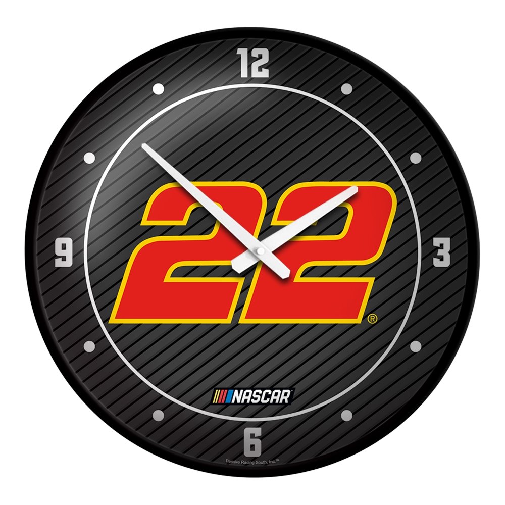 Joey Logano: Modern Disc Wall Clock - The Fan-Brand