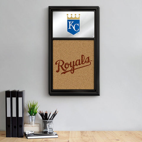 Kansas City Royals: Dual Logo - Mirrored Dry Erase Note Board - The Fan-Brand