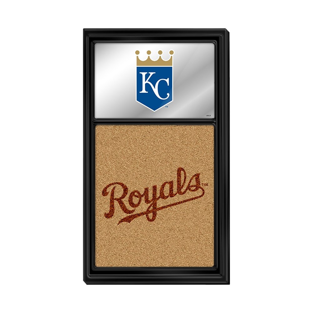 Kansas City Royals: Dual Logo - Mirrored Dry Erase Note Board - The Fan-Brand