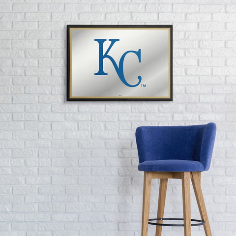 Kansas City Royals: Framed Mirrored Wall Sign - The Fan-Brand