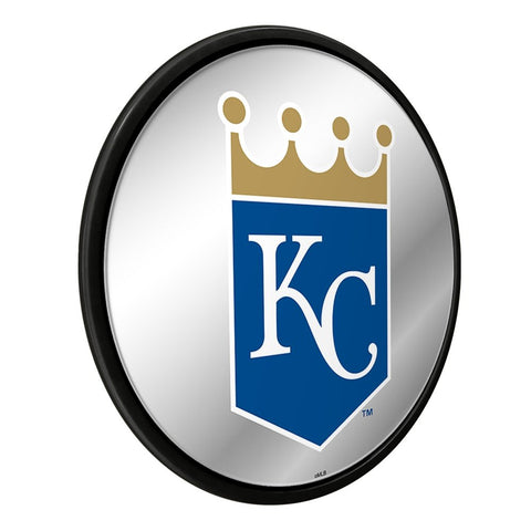 Kansas City Royals: Logo - Modern Disc Mirrored Wall Sign - The Fan-Brand