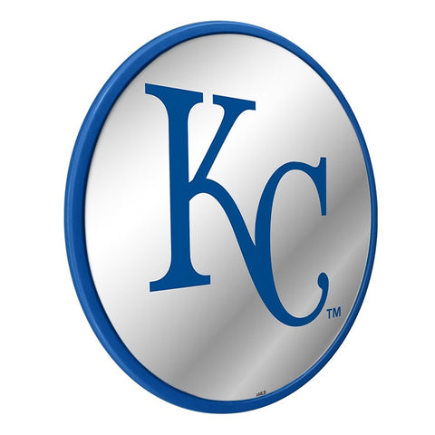 Kansas City Royals: Modern Disc Mirrored Wall Sign - The Fan-Brand