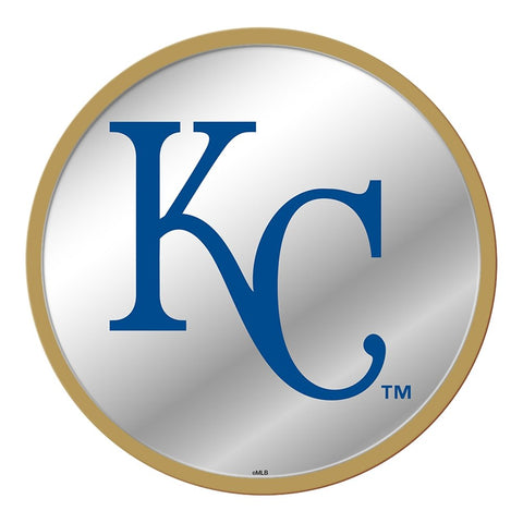 Kansas City Royals: Modern Disc Mirrored Wall Sign - The Fan-Brand