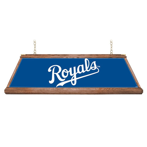 Kansas City Royals: Premium Wood Pool Table Light - The Fan-Brand