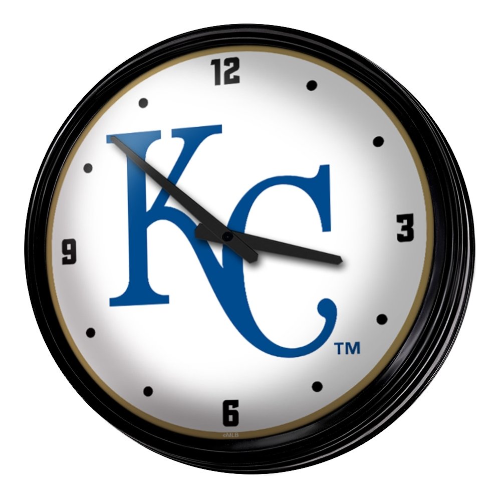Kansas City Royals: Retro Lighted Wall Clock - The Fan-Brand