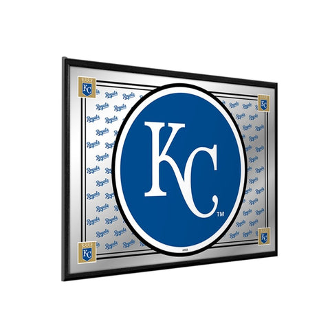 Kansas City Royals: Team Spirit - Framed Mirrored Wall Sign - The Fan-Brand