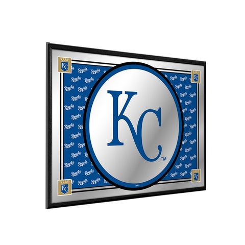 Kansas City Royals: Team Spirit - Framed Mirrored Wall Sign - The Fan-Brand