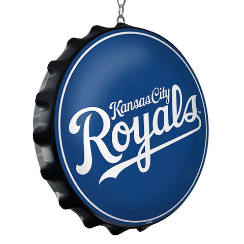 Kansas City Royals: Wordmark - Bottle Cap Dangler - The Fan-Brand