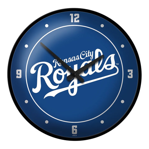 Kansas City Royals: Wordmark - Modern Disc Wall Clock - The Fan-Brand