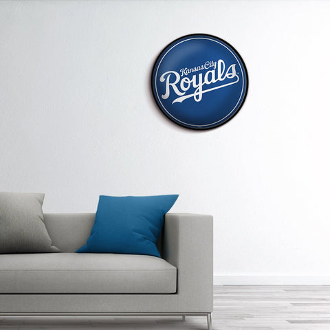 Kansas City Royals: Wordmark - Modern Disc Wall Sign - The Fan-Brand