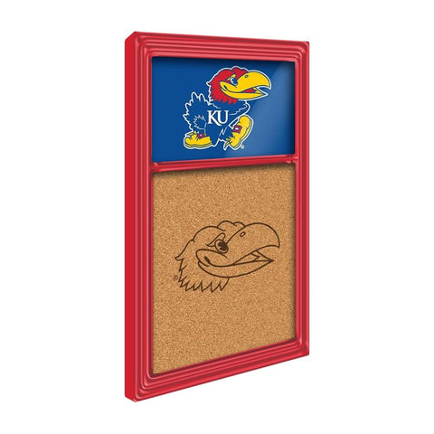 Kansas Jayhawks: Jayhawk - Cork Note Board - The Fan-Brand