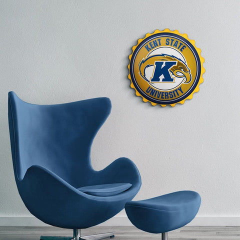 Kent State Golden Flashes: Bottle Cap Wall Sign - The Fan-Brand