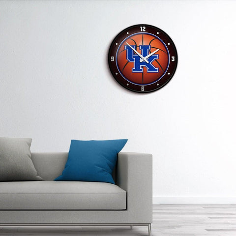 Kentucky Wildcats: Basketball - Modern Disc Wall Clock - The Fan-Brand