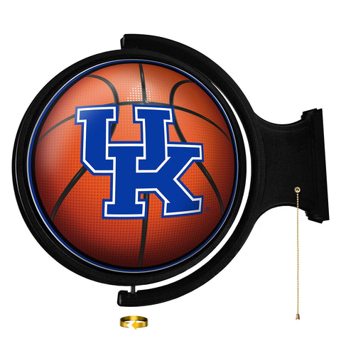Kentucky Wildcats: Basketball - Original Round Rotating Lighted Wall Sign - The Fan-Brand