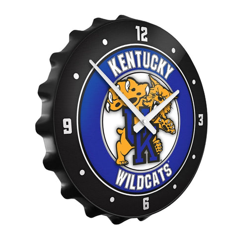 Kentucky Wildcats: Mascot - Bottle Cap Wall Clock - The Fan-Brand